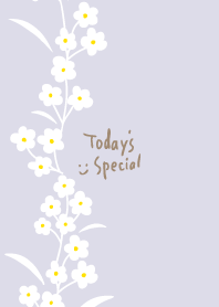 White small flowers vertical25 Japan
