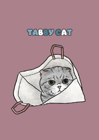 tabbycat8 - dark rose