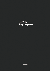 Black White : Sign