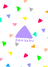 colorful doodle triangle