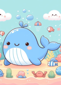 Little Blue Whale No.17