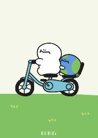H仔和地球 一起出門騎腳踏車
