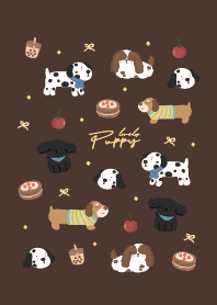 Puppy cute : happy lover..