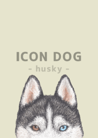 ICON DOG - siberian husky - PASTEL YE/03