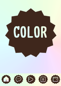 brown color rainbow  M16