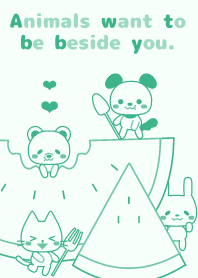 Animals want to be beside you.032-2MintG