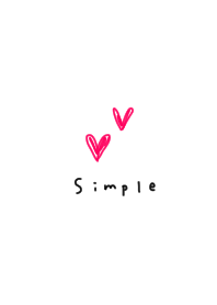 White and loose heart...