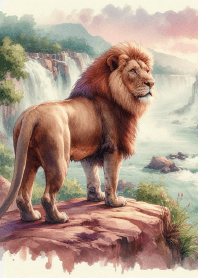 Ruler at the Waterfall