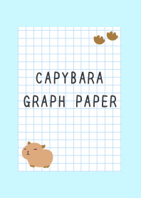 CAPYBARA GRAPH PAPER-LIGHT BLUE
