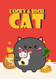 แมวดำ สายมู โชคดีและร่ำรวย ปัง ปัง