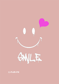 Smile Graffiti!! Pink Beige2