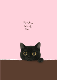 Blinky Black Cat (Pink Chocolate Brown)