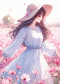 pink flower garden 5