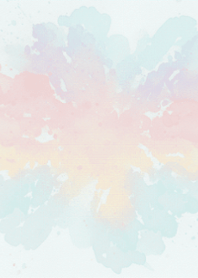 漸變水彩浪漫配色