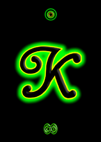 ネオンイニシャル K / グリーン