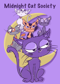 Midnight cat society