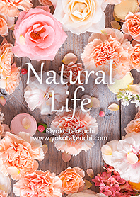木目がかわいい花のアレンジ～Natural Life