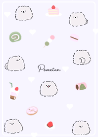 lilac Pomeranian and sweets 04_1