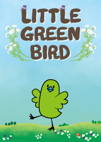 Little green bird