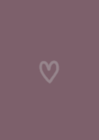 HEART- DULL LAVENDER