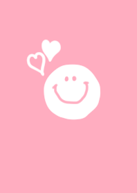 Pink and heart. This is white