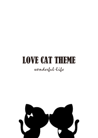 LOVE CAT THEME -BLACK-
