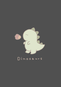 Dinosaur simple  black