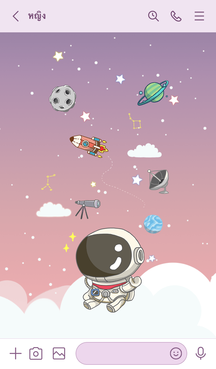 misty cat-Outer space astronaut Gradual5 รูปที่ 2
