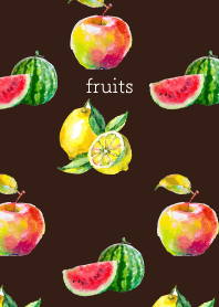 fruits  fruits  fruits on brown