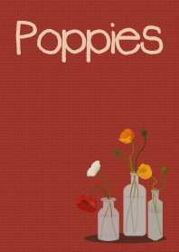 Poppies02 + ivory