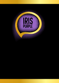 Iris Purple Gold In Black Theme