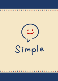 Simple navy <balloon>