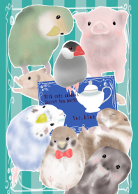 With animals Secret tea party Ver.blue