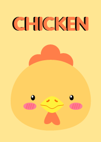Simple Cute Face Chicken Theme