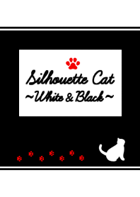 Silhouette Cat ~White&Black~