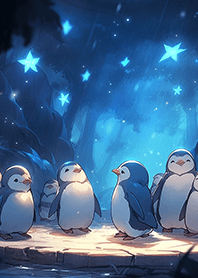 一群企鵝發現，神秘螢光幻境!!❤企鵝3