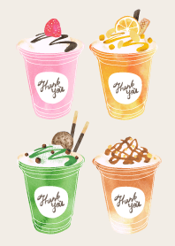 BREAK- strawberry,Matcha,orange,caramel-