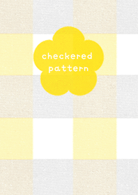 Checkered Pattern*Yellow-Gray