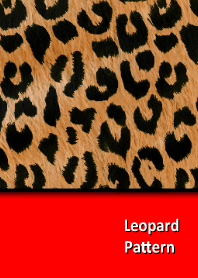 Leopard pattern and Red