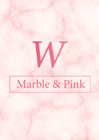 W-Marble&Pink-Initial