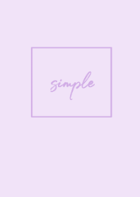 simple cursive -purple-
