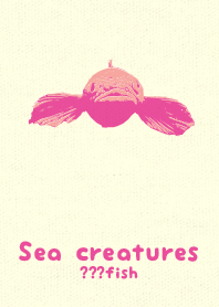 Sea crt ?fish Deep shell pink