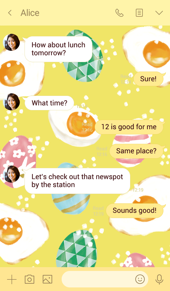 Happy Egg-Pavish Pattern-