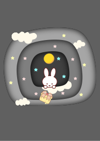 cute rabbit in mystery