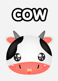 Simple Emotions Face Cow Theme