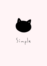 Kucing sederhana : merah muda