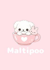 柔軟馬爾泰迪主題 Pink 05