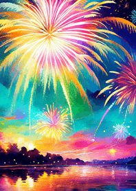 Beautiful Fireworks Theme#101