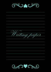 Writing paper-Mintgreen-