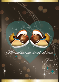 Brown Green / Love Luck UP Mandarin Duck